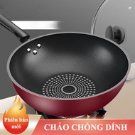 Multi-purpose non-stick pan, deep stainless steel non-stick pan with handle, not picky about frying 
