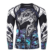 2026 Rush Guard Long Sleeve | Men's Quick-Dry Breathable Gym & Outdoor Top, Sport Performance