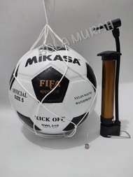 Bola Sepak Mikasa Kick Off Bola Kaki Size 5 Pres / Di Lem. Bola Sepak Anak Anak Bonus Pompa. Bola Se