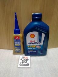 OLI SHELL AX7 MATIC 0.8L + SPX OLI GEAR GARDAN 120ml