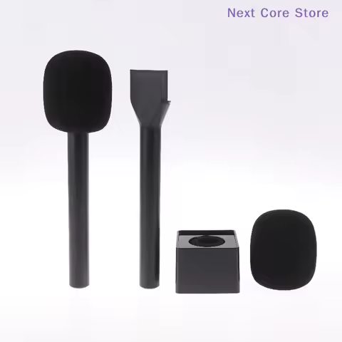 Wireless Handheld Interview Microphone Adapter With Windshield Foam For Rode Wireless GO II For Mic 