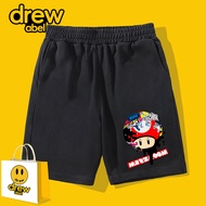 Áo Thun Nam Tay Ngắn Mùa Hè 2025 Drew Nintendo Jet Fighter Phong Cách Hoạt Hình Trẻ Trung Thường Ngà