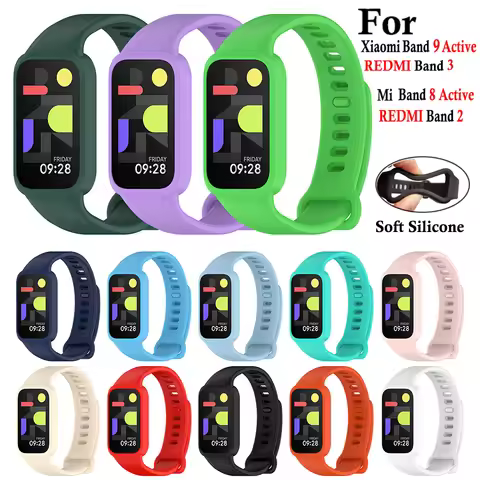 Strap For Mi Band 9 8 Active Watchband For Mi Band 8/9 Active for Xiaomi Band 9 Active Wristband for