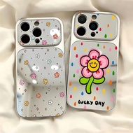 Cute Colorful Floral Pattern Mirror Phone Case For Redmi A7 Pro A5 A3 A2 A1 Turbo 4 Pro K90 Pro Max 