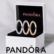 100% PANDORA S925 sterling silver ring pairing Pandora ME Pyramids Ring