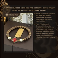 Agarwood Bracelet_Feng Shui Five Elements_6mm_Single Strand_Mixed Pearl_4-Leaf Clover_9Fengshui