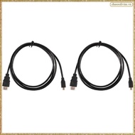 [K O G X] 2pcs 1.5m Mini  to  Cable for HD TV Camera   3 New