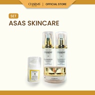 CHARMS HQ Skincare Set Jumbo Size for Dry Oily Skin Cleanser Toner Moisturiser Night Cream