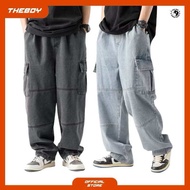 THEBOY-RODMAN JEANS กางเกงทรงกระบอกใหญ่