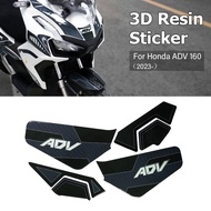 Motorcycle Accessories For Honda ADV160 ADV 160 (2023-) Body Anti-scratch 3D Epoxy Resin Sticker Decal