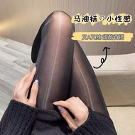 Thin Aurora Horse Oil Socks Bare Leg Handy Tool Stockings Super Elastic Oily Bright Smooth Anti-Hook