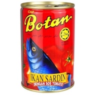 CAP Botan IKAN SARDIN dengan sos tomato SARDINES IN TOMATO SAUCE 沙丁鱼罐头 425g
