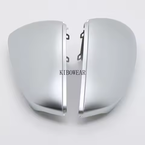 2pcs Matte Silver Chrome Side Mirror Cover for Audi A3 S3 8Y LHD RS3 2024 Caps Auto Replace housing 