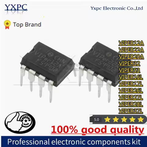 5pcs VIPER12A VIPER22A VIPER20A VIPER32 VIPER53 VIPER16L VIPER16 VIPER17 VIPER17L VIPER26L VIPER26H 