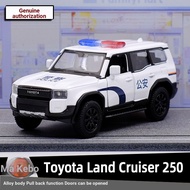 RMZ Toyota Land Cruiser RMZ Toyota Land Cruiser 250 Police Car Alloy Car Model 1: 36 Pull Back Open 