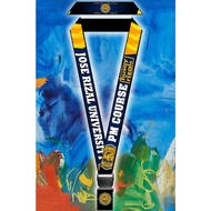 customized JRU JOSE RIZAL UNIVERSITY pm course lanyard id lace