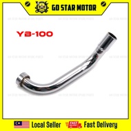 YAMAHA YB100 YB 100 Front Exhaust Pipe Ekzos Neck Depan Manifold Chrome
