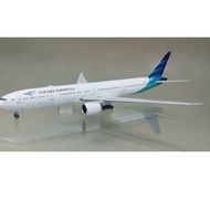Most Popular! Garuda Indonesia Boeing B777-300ER Medium Size Airplane Diecast Miniature