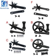 [Gazechimp] Mountain Bike Crankset with Bottom Bracket Single 152/165mm 44T 130BCD Crank