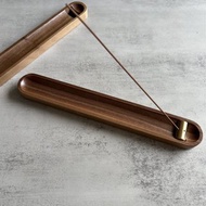 禪意線香盤 黃銅香插 線香盒 線香座 線香 臥香 接灰盤 臥香座