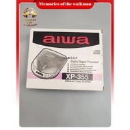 Aiwa XP-355 CD Walkman, Complete New Old Stock Set, Multiple Sound Effects, with Early Version V141 
