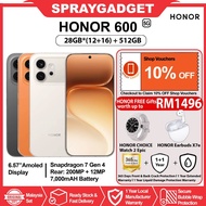 [NEW]  HONOR 600 5G  (28GB*(12+6)+512GB) Next Gen Al Imaging l Snapdragon 7 Gen 4 l 200MP Camera