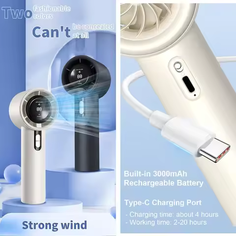 Fans handheld Floor standing fan Neck cooling tube Pocket fan Mini fan portable usb Ac portable Vent