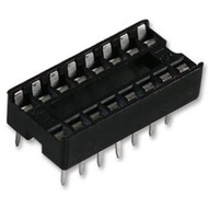 Socket ic 16p 2.54mm 2.54 mm Adapter Socket 16pin 16 p pin DIP-16 2 row