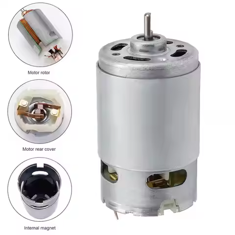 RS550 DC Motor D-Shaft 12V 22000RPM Micro Motor for Cordless Drill / Power Tools, RS550 DC Motor