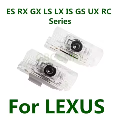 2X LED Car Door Logo Projector Welcome Ghost Shadow Light Accessories For LEXUS GS 300 350 400 430 4