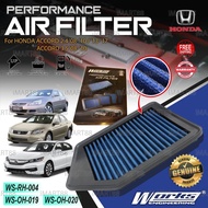 Works Engineering Drop In Air Filter Honda ACCORD 2.0 / 2.4 3.0 V6 2003-2007 2.4 3.5 2008-2010 2.4 2