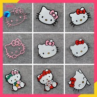 flightcar   Hello Kitty Car Rearview Mirror Car Styling Body Door Sticker Reflective Decal Decor