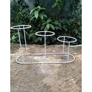 standing pot 25x15 rak pot besi bunga minimalis