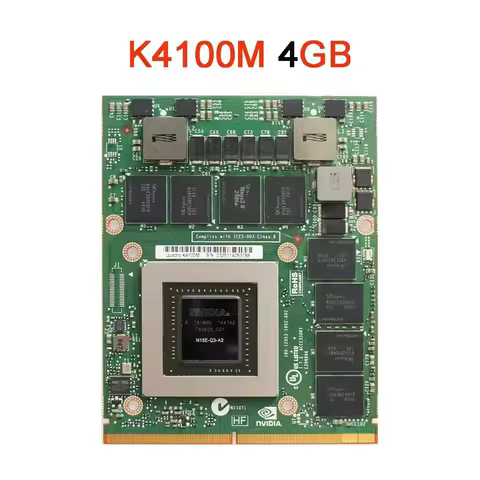 Test ok Quadro k4100 k4100m GDDR5 4GB Video Graphics CardFor A1312 Dell M6700 M6800 HP 8740W 8760W