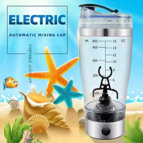 USB Rechargeable Electric Mixing Cup Portable Protein Powder Shaker Bottle Mixer Shaker Bottle Prote