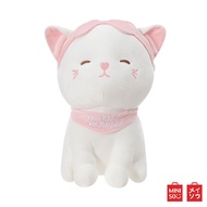 MINISO ตุ๊กตาน้องแมวใส่ผ้าปิดตา