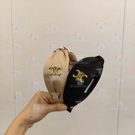 CELINE 賽琳打結款寬版 發箍 髮夾