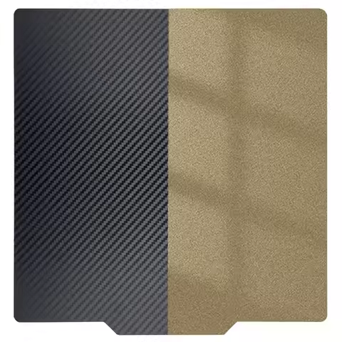 ENERGETIC Double Sided Textured PET+PEI Printing Plate 254x254mm Spring Steel Flexible Print Bed for