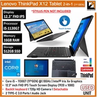 Lenovo ThinkPad X12 GEN1 DETACHABLE  (1 YEAR WARRANTY T&C ) Core i5 - 11th GEN 1  12" inch WIN 11
