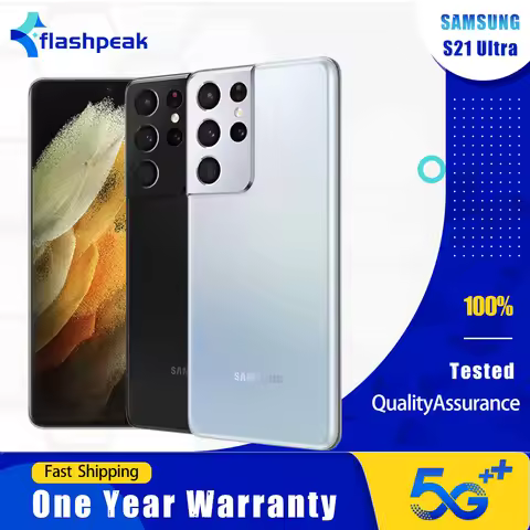 Samsung Galaxy S21 Ultra 5G G998U1 Original 12G RAM 128GB/256GB ROM 6.8" Octa Core Snapdragon 888 eS