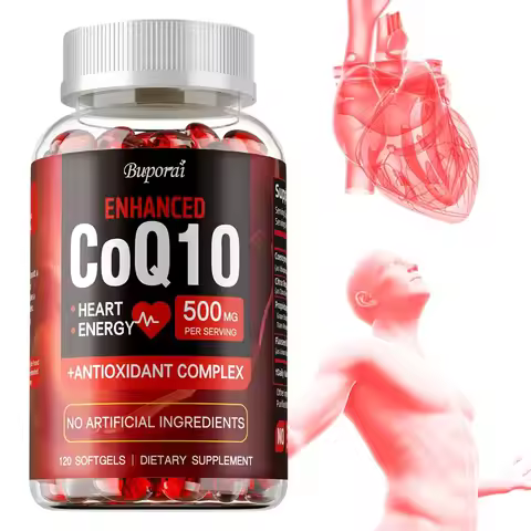 CoQ10 Supplement - Promotes Cardiovascular and Heart Health, Antioxidant, Provides Energy for Overal