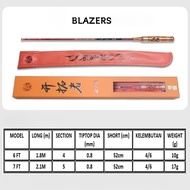 Joran 4/6 Ultra Light 1.8m & 2.1m (BLAZERS)10g 17g Udang Galah Telescopic Rod Prawn Pancing Kolam