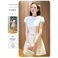 [Free waistband] SENCIA DRESS A-line short DRESS - COQUI,