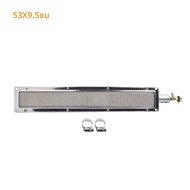 1 PC BBQ Gas Grill อินฟราเรดด้านข้าง Burner เครื่องทําความร้อนเซรามิค 41 ซม.* 8 ซม.ห้องครัวอุปกรณ์บา