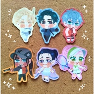 Alien Stage Sports AU Ivan Till Mizi Sua Hyuna Luka Sticker Set / Flake