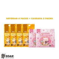SOAR Mix Combo Cat Litter Cassava + Tofu Cat Litter Combo