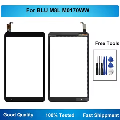 For BLU M8L 2021 4G M0170WW M0172WW M0174WW M0176UU Front Outer Glass Panel Touch Screen Replacement