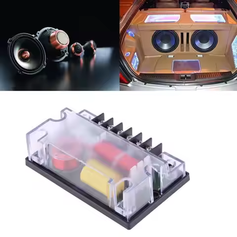 2 PCS Car 2 Way Audio Speaker Frequency Divider Woofer Wave Filter Crossover Filter Car Speaker Car 