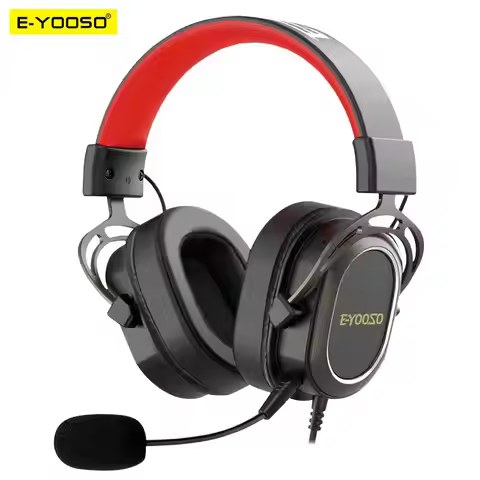 E-YOOSO H2722D Gaming Headphone,3.5mm Surround sound Computer PC Laptop headset Earphones Microphone