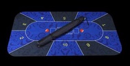 德州撲克橡膠墊 1.2*0.6m  (SF包郵) 綠色/藍色 Texas Poker Mat 桌墊